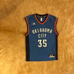 Kevin Durant! OKC basketball jersey.